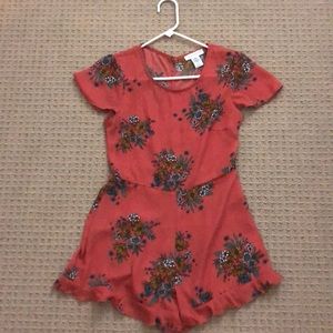 Urban Outfitters pink romper